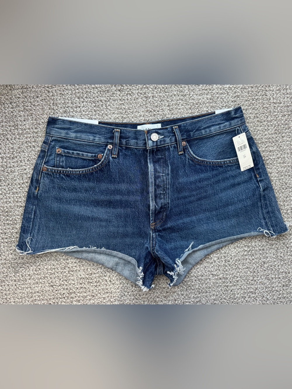 NWT AGOLDE Parker Vintage Cut Off Shorts Size 29